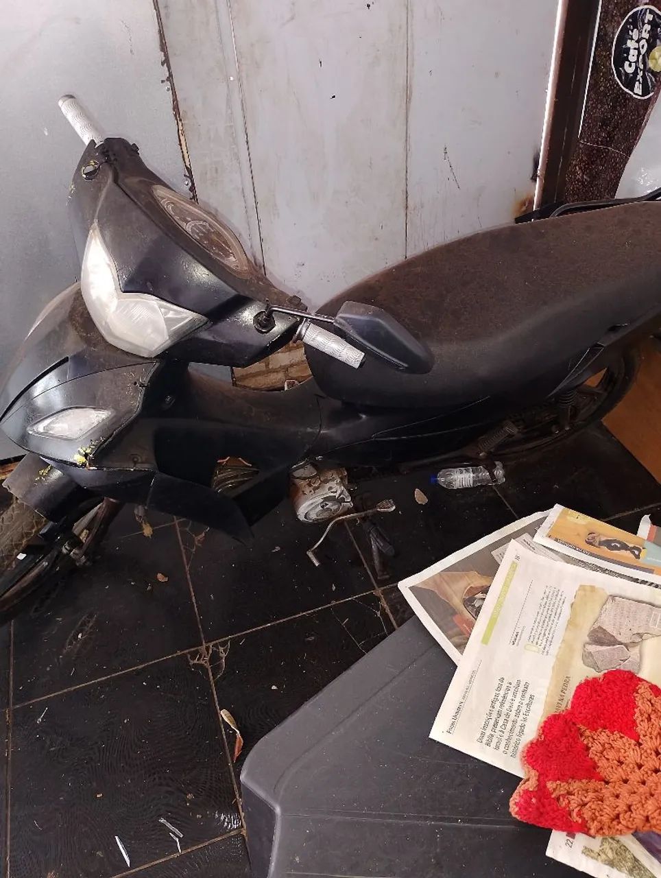 Moto de leilão carcaça - Foto 5