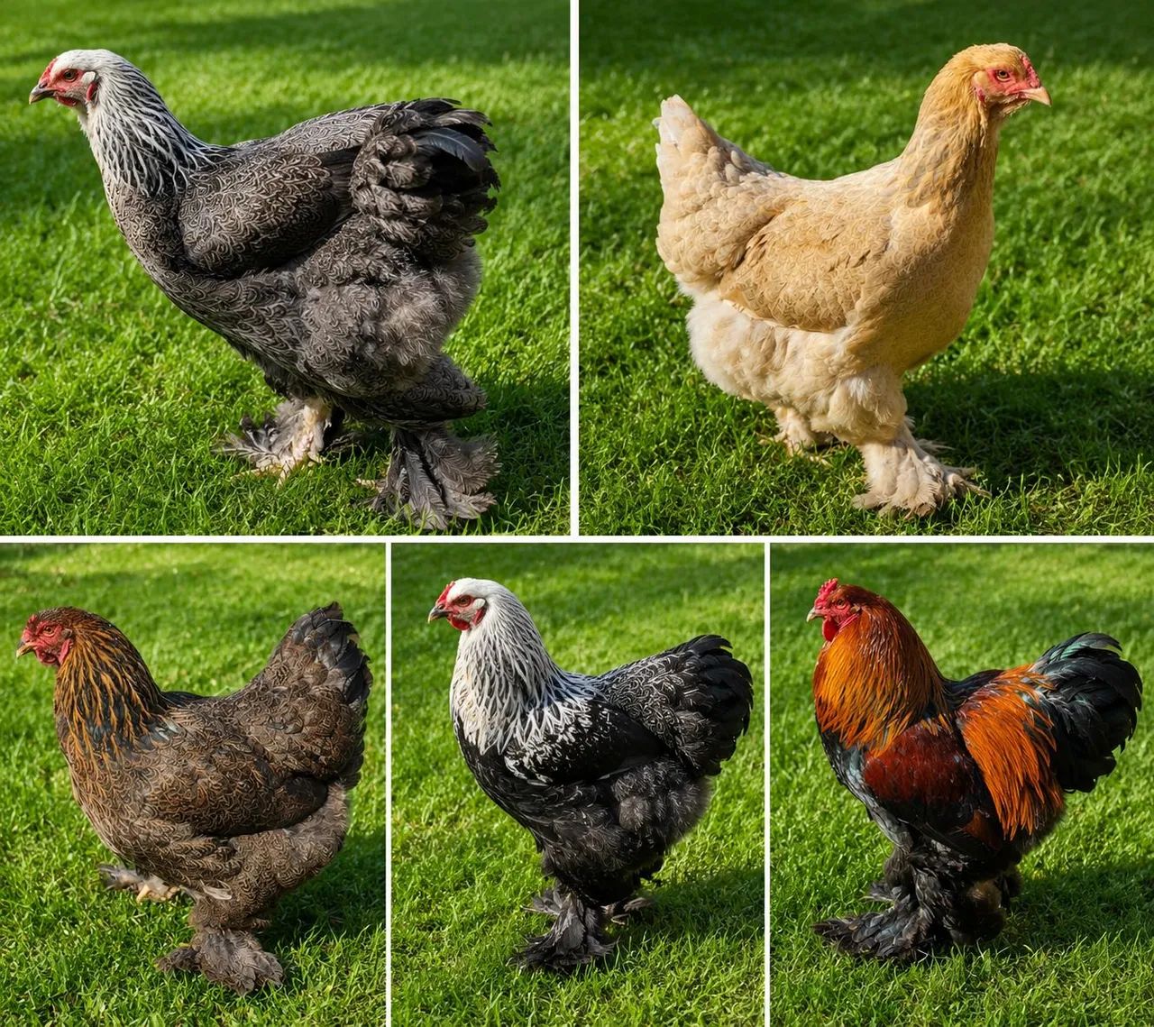 Galinhas Brahma 