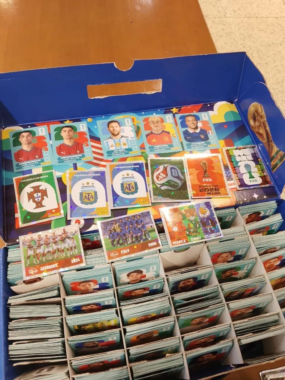 Vendo figurinhas da Copa do mundo de 2026