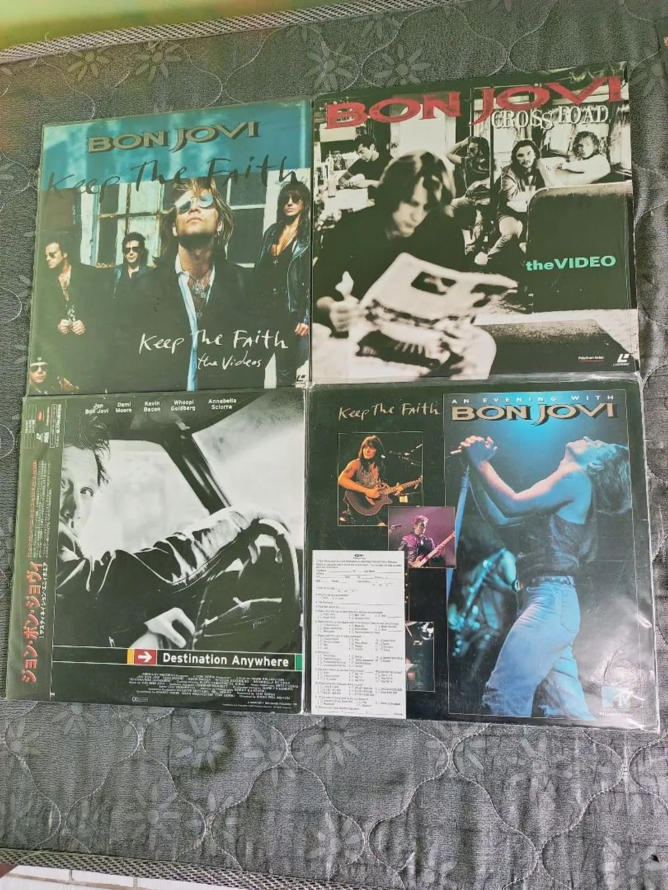 Bon Jovi Laserdisc coleção 