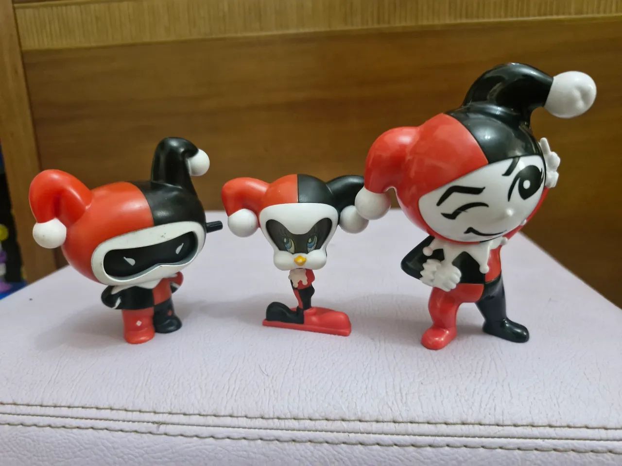 Miniaturas action figure - Harley Quinn - kit com 3