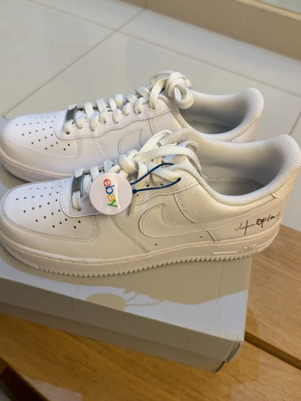 Nike Air Force 1 Low Travis Scott ?Utopia?, tamanho 40 - Foto 4