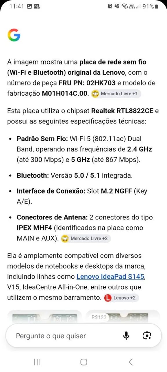Placa de rede wifi - Foto 2