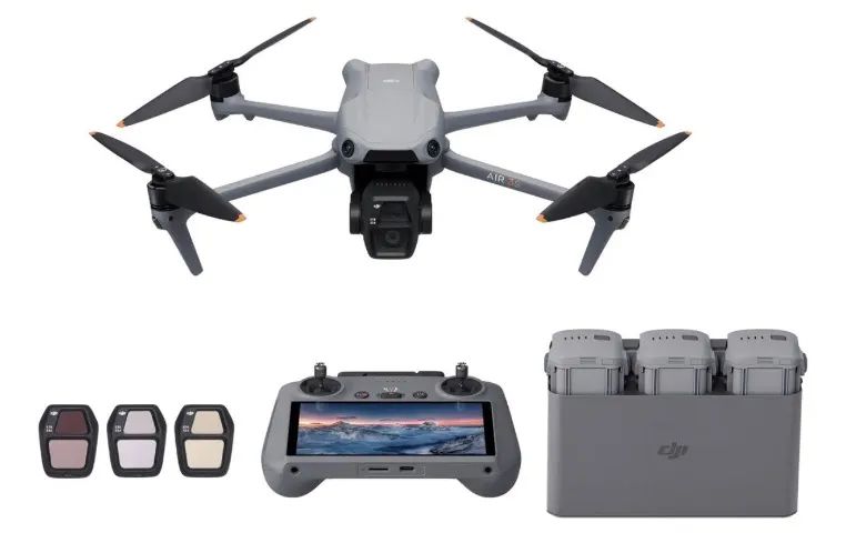 Drone Dji Air 3s Combo Fly more Combo RC 2   Quantidade de baterias incluídas: 3