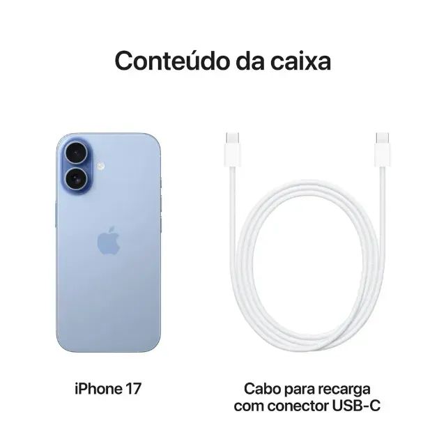 Iphone 17 AZUL-NÉVOA 256 GB (LACRADO) - Foto 2