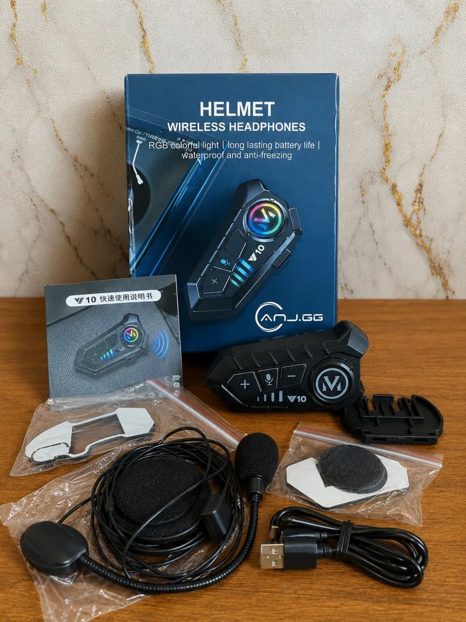 Fone Bluetooth intercomunicador de capacete 
