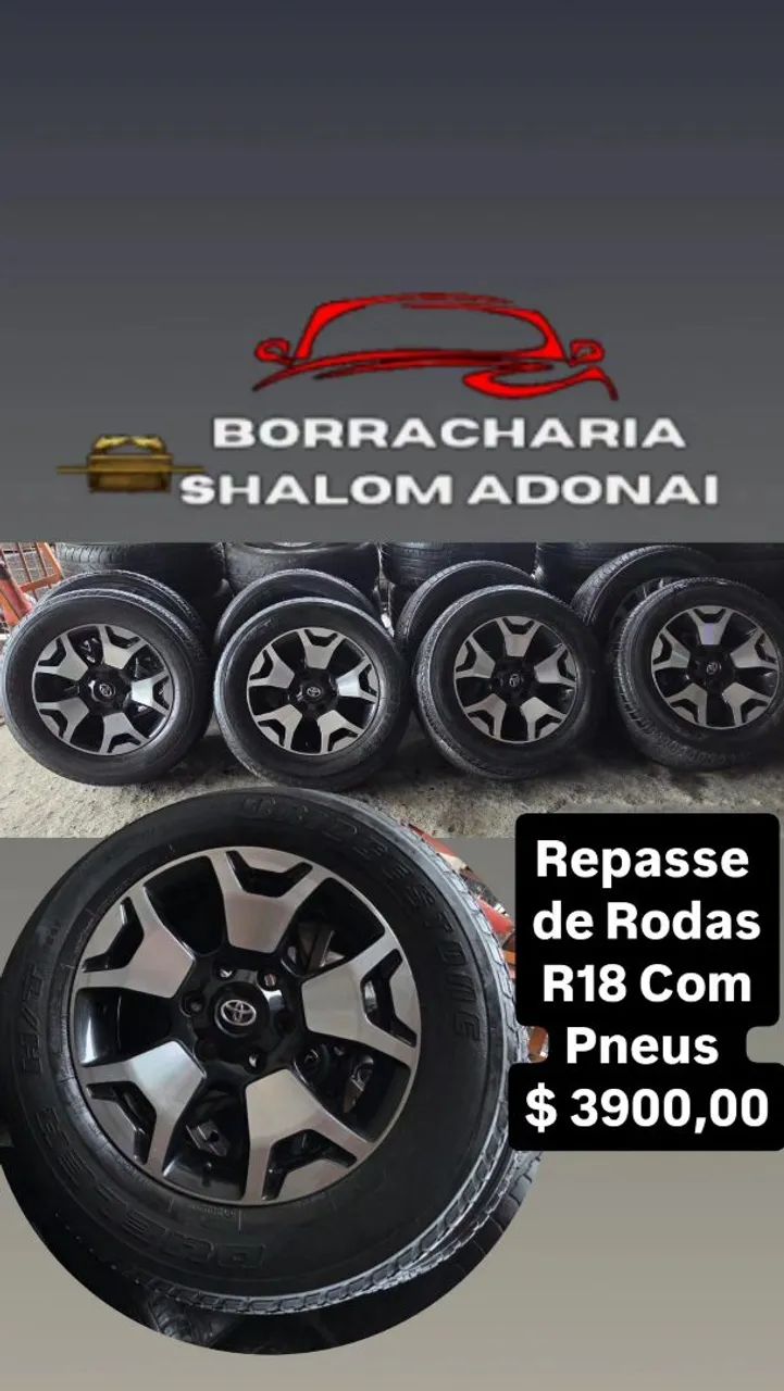 REPASSE DE RODAS  COM PNEUS - Foto 3