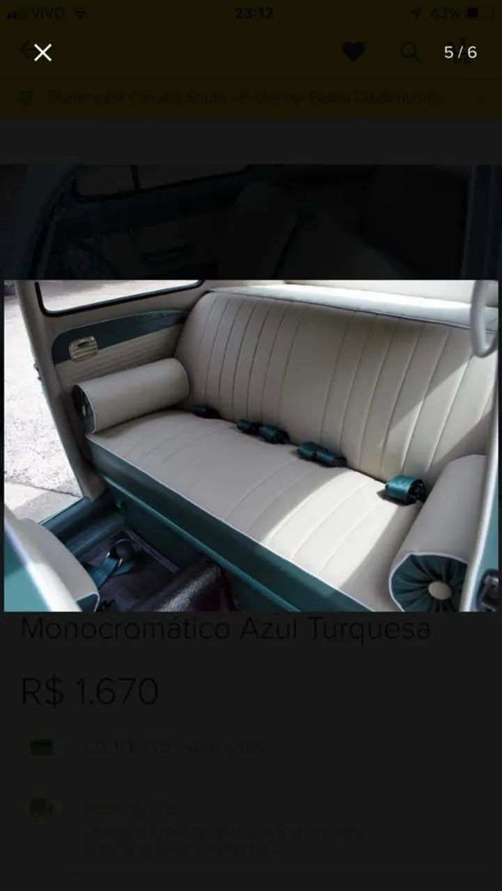 BANCOS DE FUSCA .