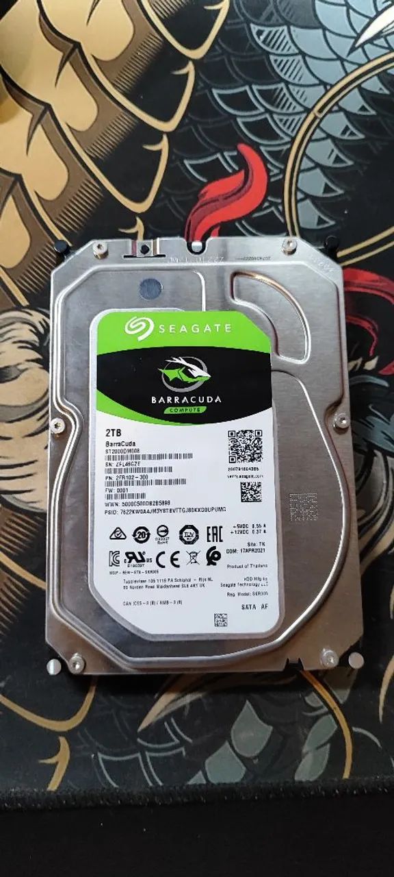Hd Seagate barracuda 2tb 