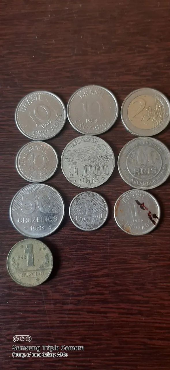 Notas e Moedas antigas