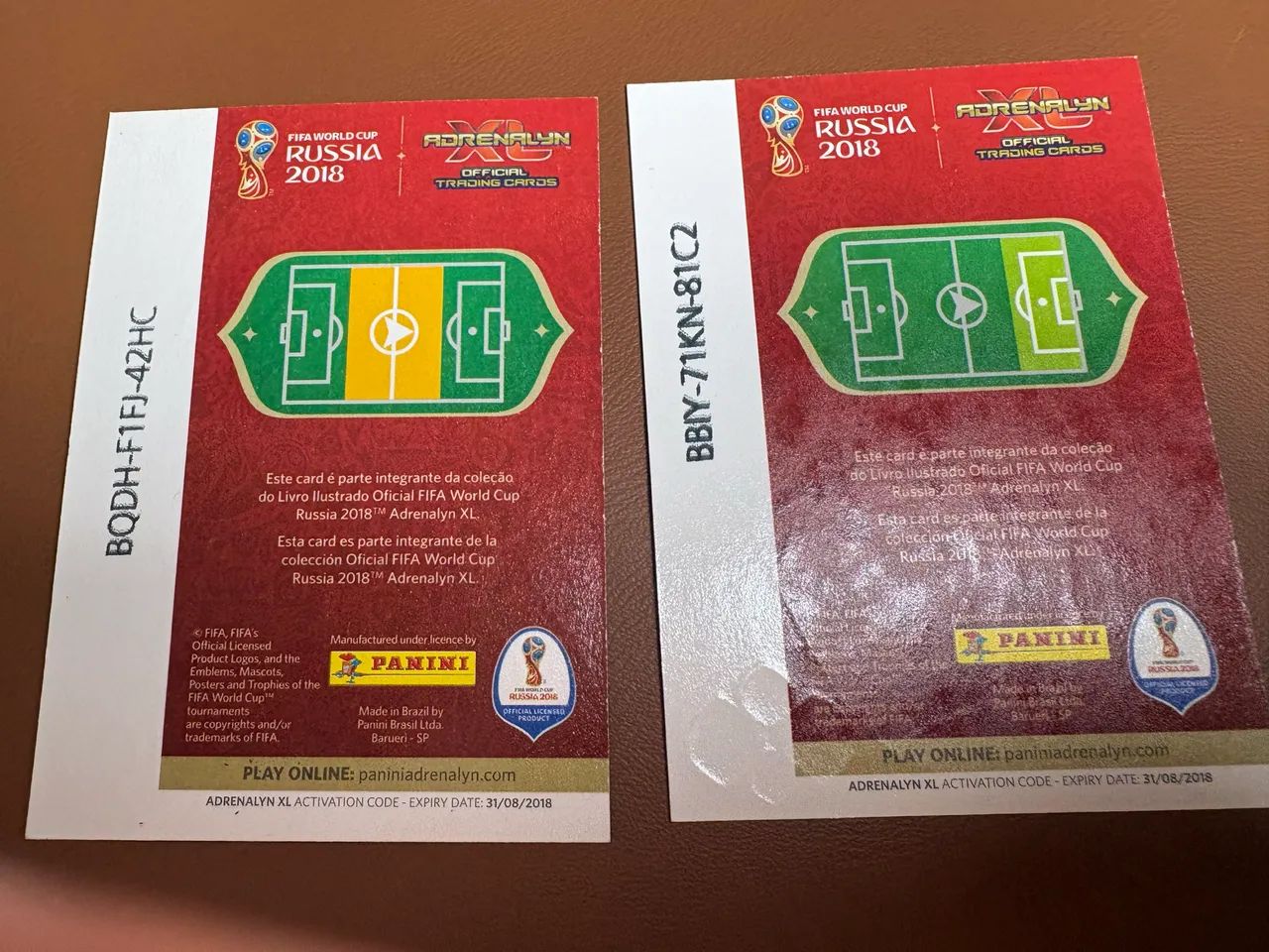 Cards Adrenalyn XL Copa do Mundo 2018 Pogba e Muller Top Master(VENDO SEPARADAMENTE) - Foto 2