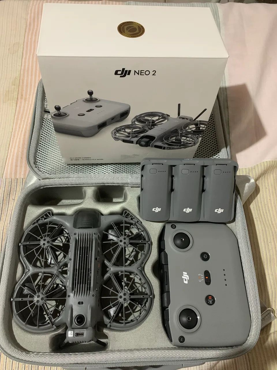 Drone DJI Neo 2 Combo Fly More Nacional Anatel Com Bag - Foto 2