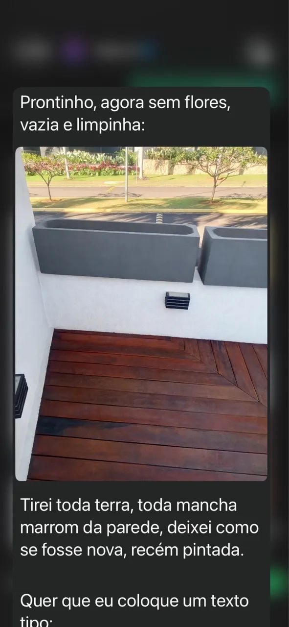 Vaso de planta de concreto  - Foto 2