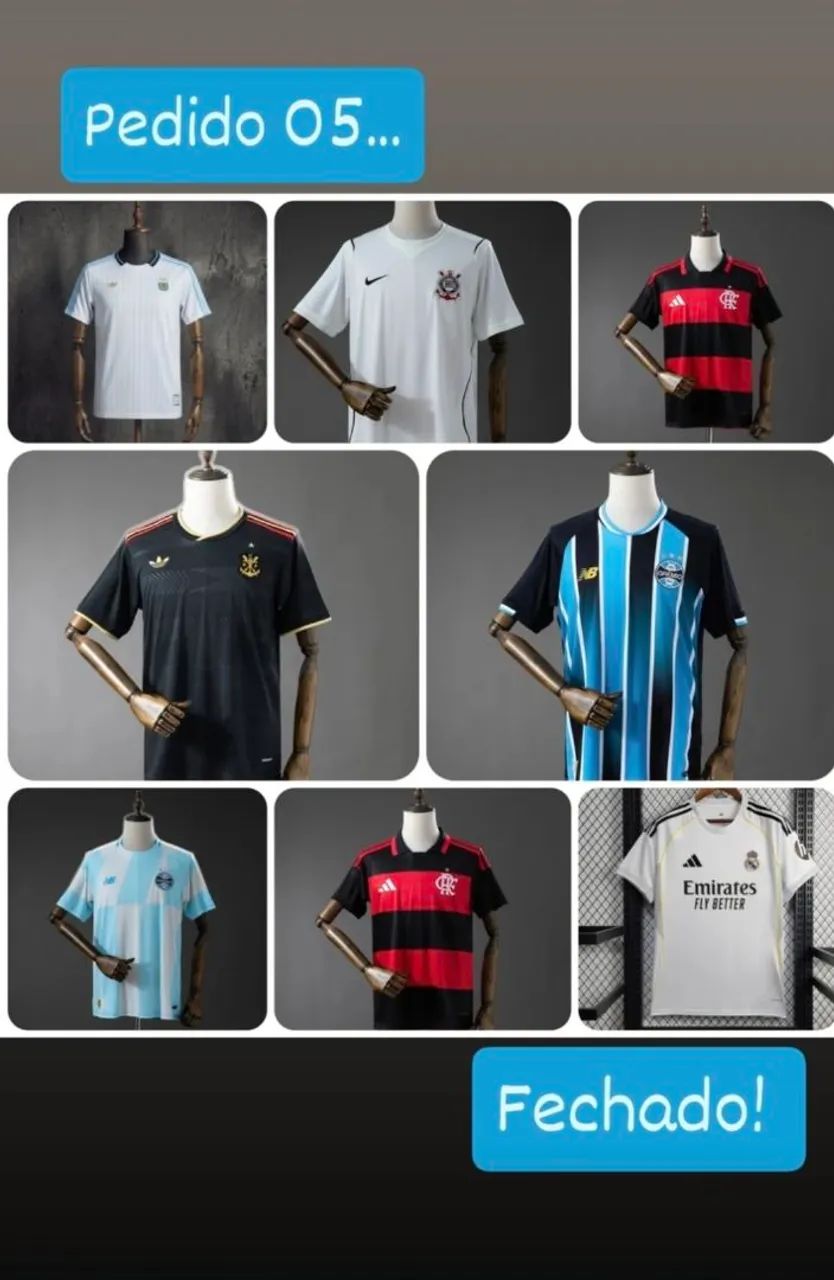 Camisas de time  - Tailandesas  - Foto 5