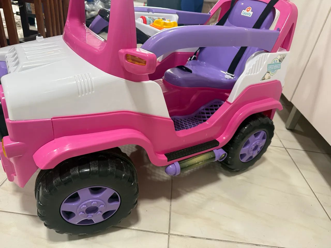 CARRINHO DE PASSEIO MENINA - Foto 5