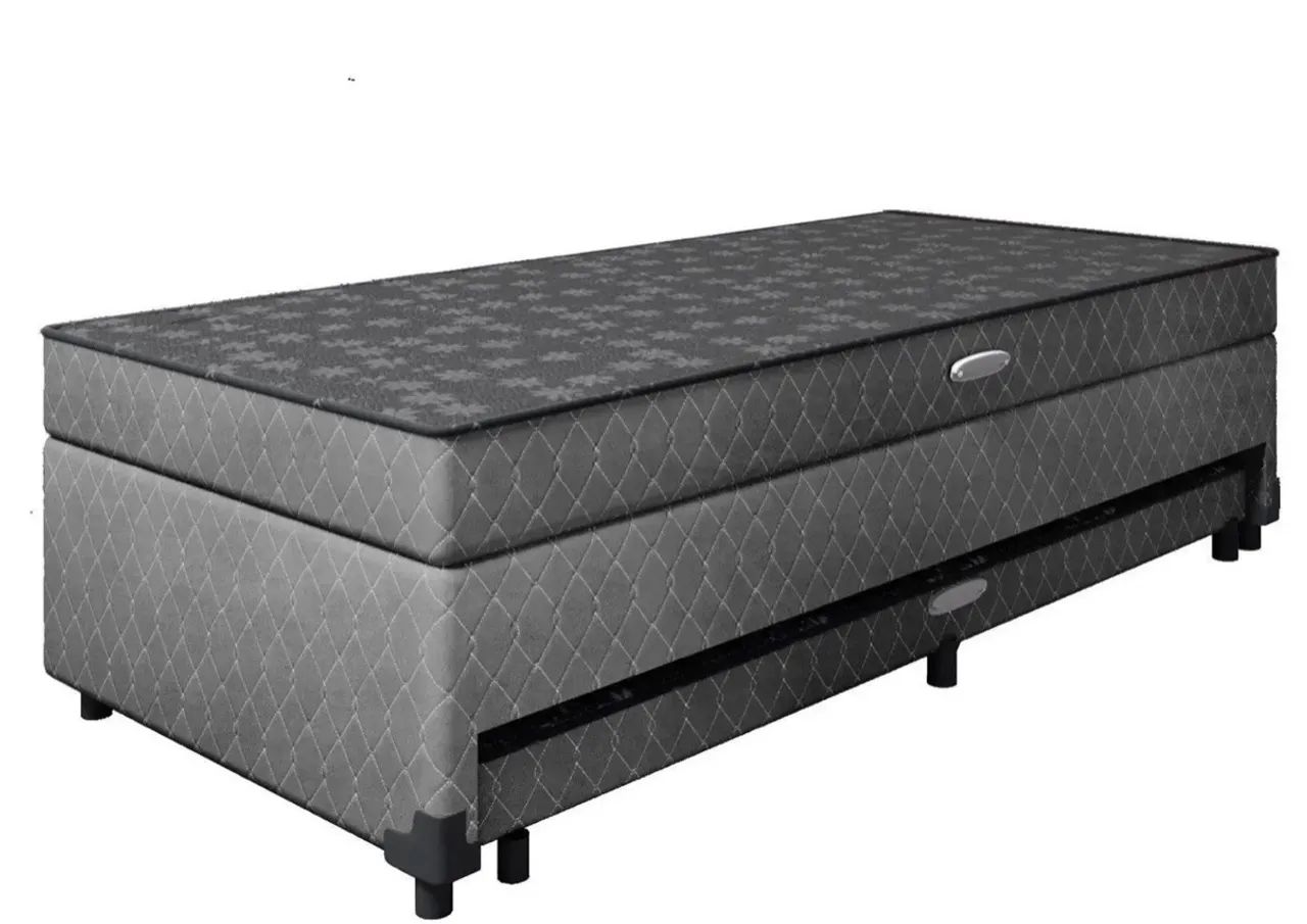 Cama Box Conjugada Solteiro com Cama Auxiliar e Baú - Foto 2