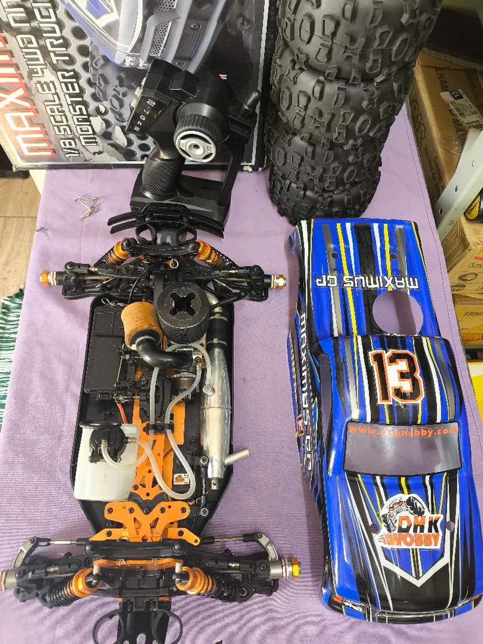 Automodelo Monstro Nitro 1/8: DHK Maximus GP 4WD 