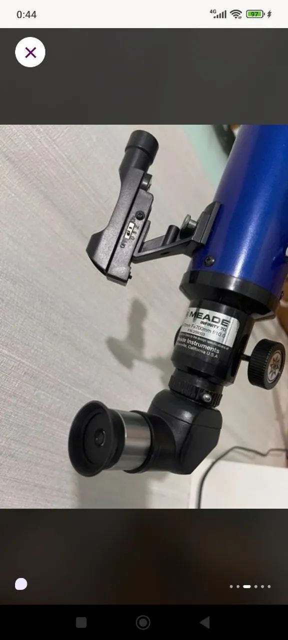 Telescópio meade 70mm - Foto 3