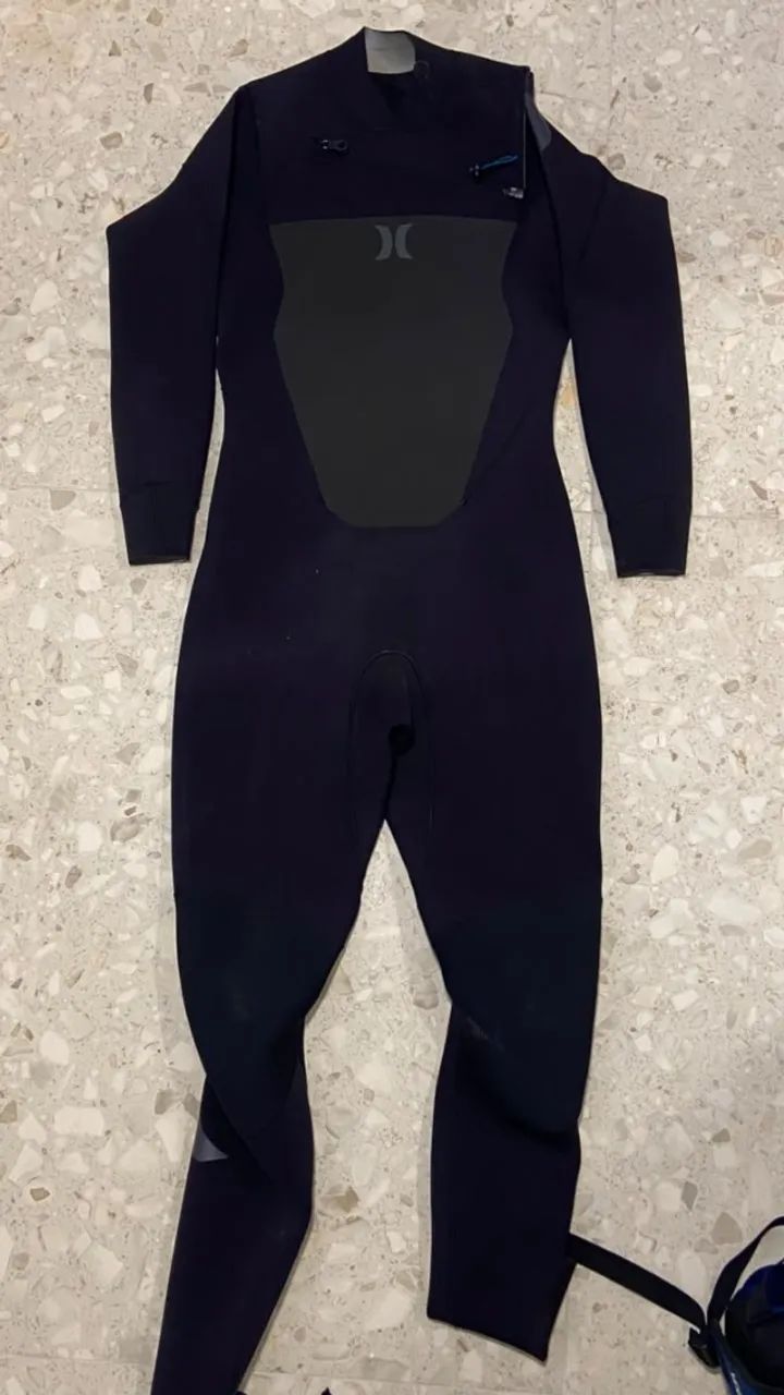 Long john hurley 3.2 Fusion 403 Chest Zip - Tamanho G - Ótima qualidade - Foto 4