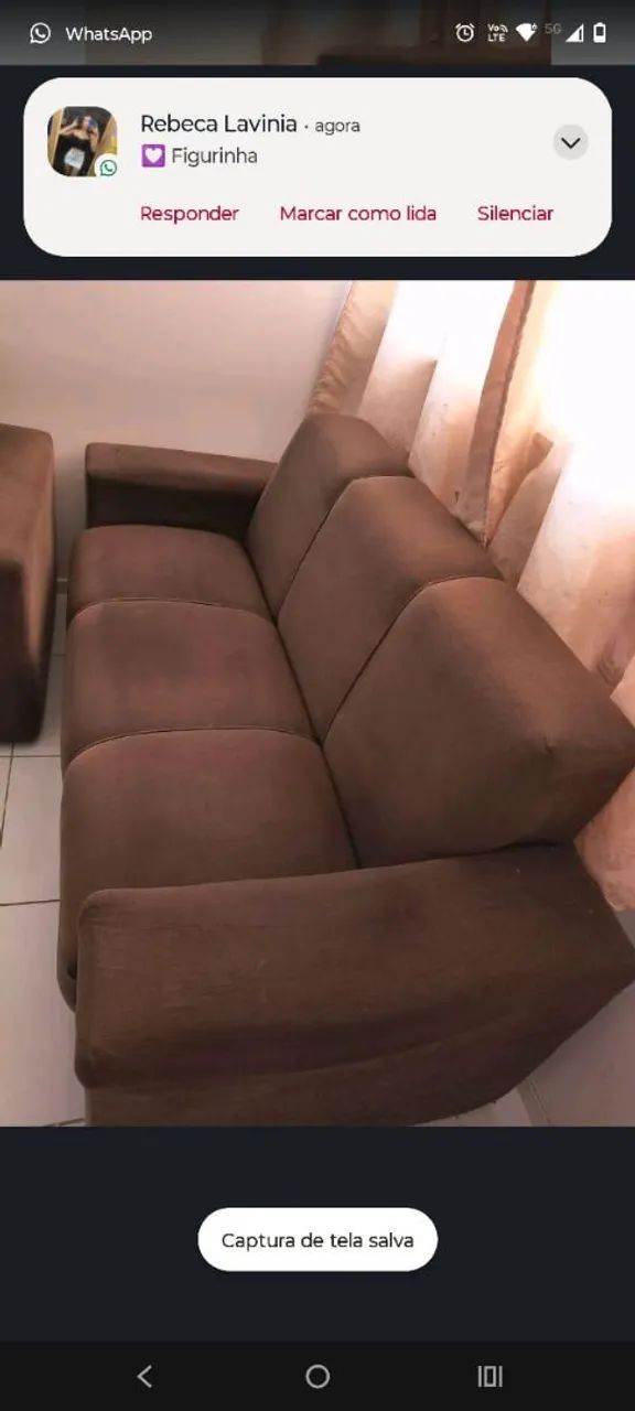 Vende-se sofá com duas poltronas seminovos - Foto 2