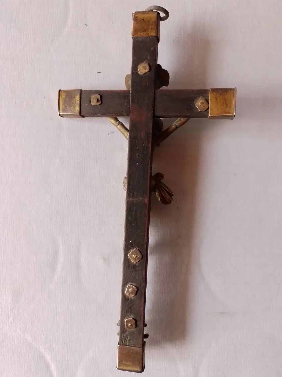 Crucifixo Antigo Raro Relíquia Com Mais de 100 Anos  - Foto 2