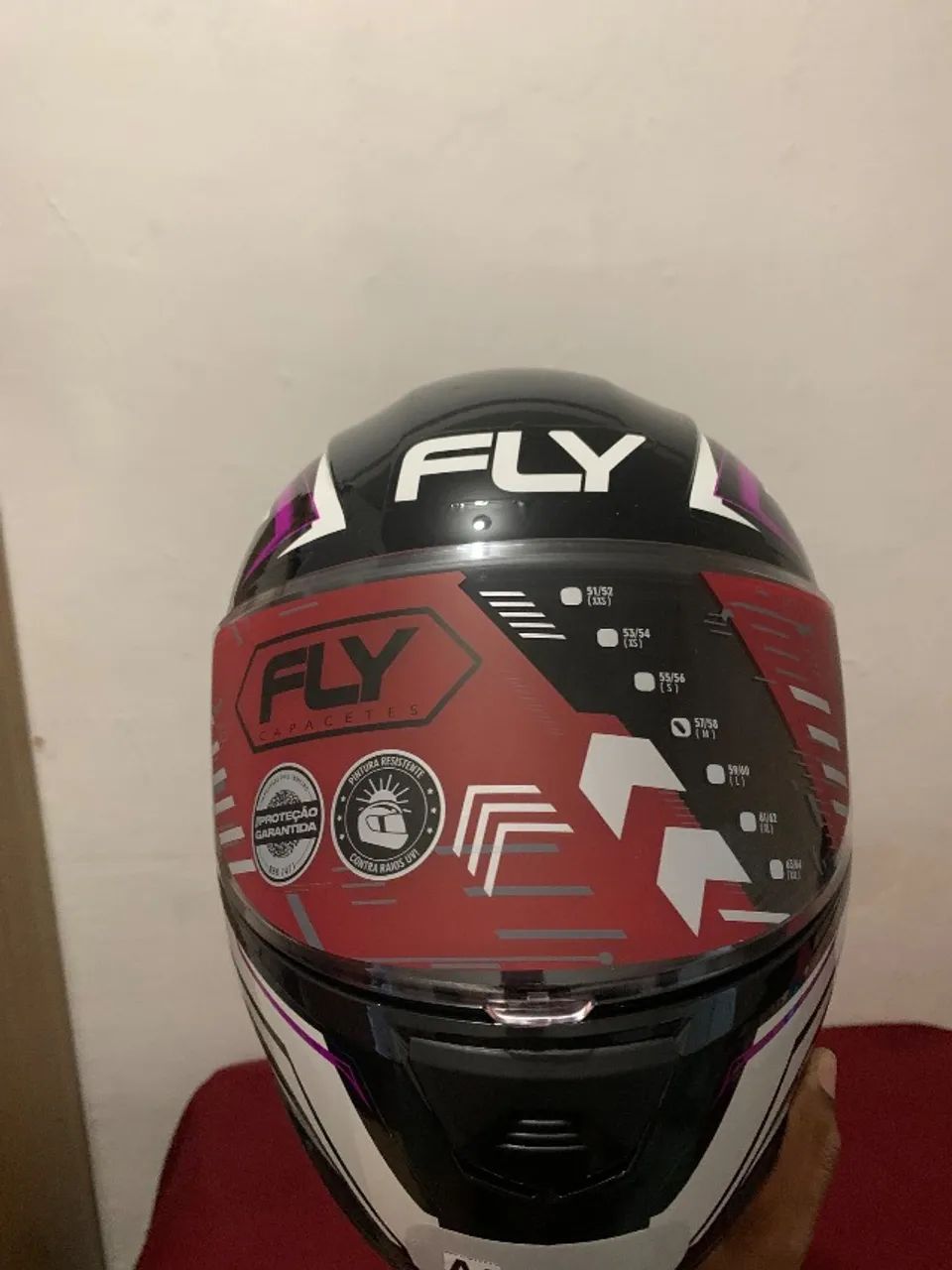 Capacete fly tamanho 58 - Foto 3