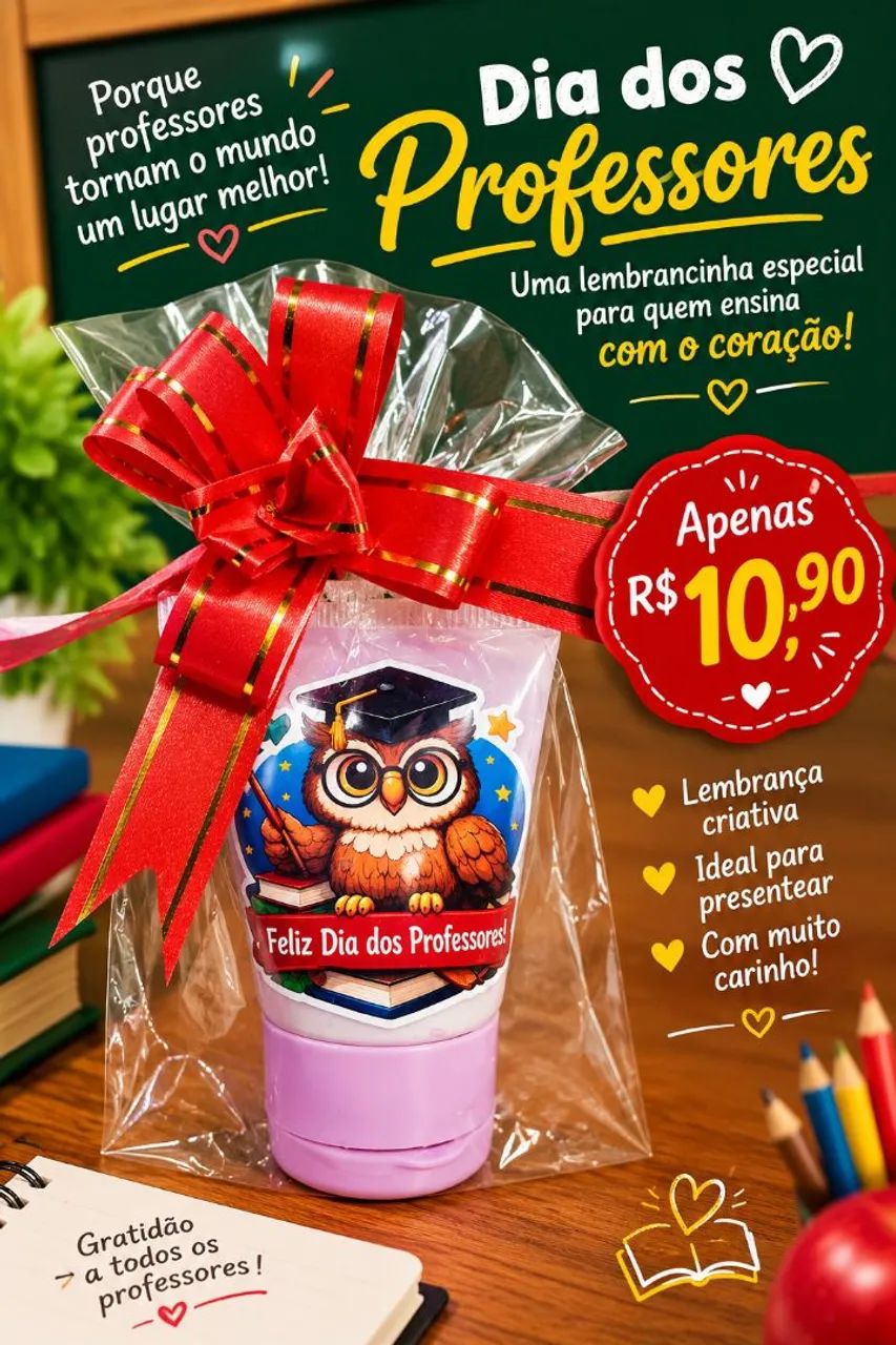 Lembrancinhas Dia dos Professores 