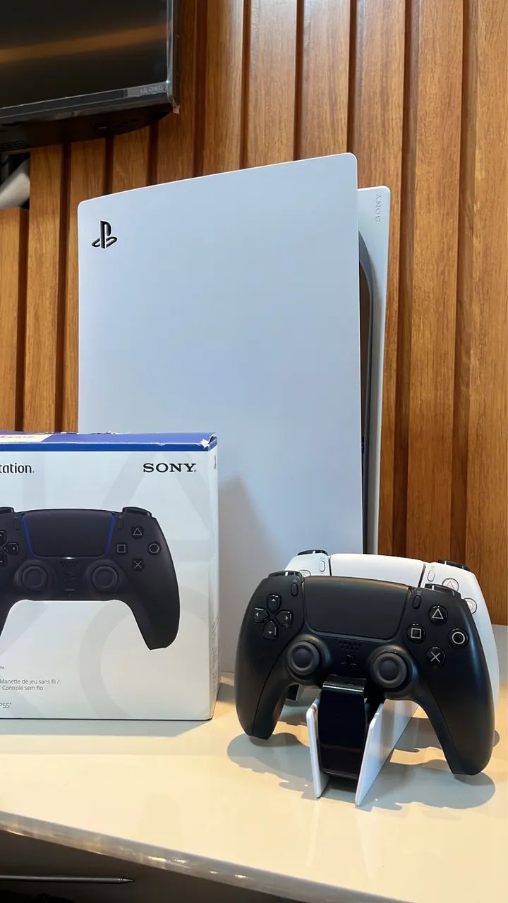 Ps5 fat / base de carregamento / 2 Controles - Foto 3