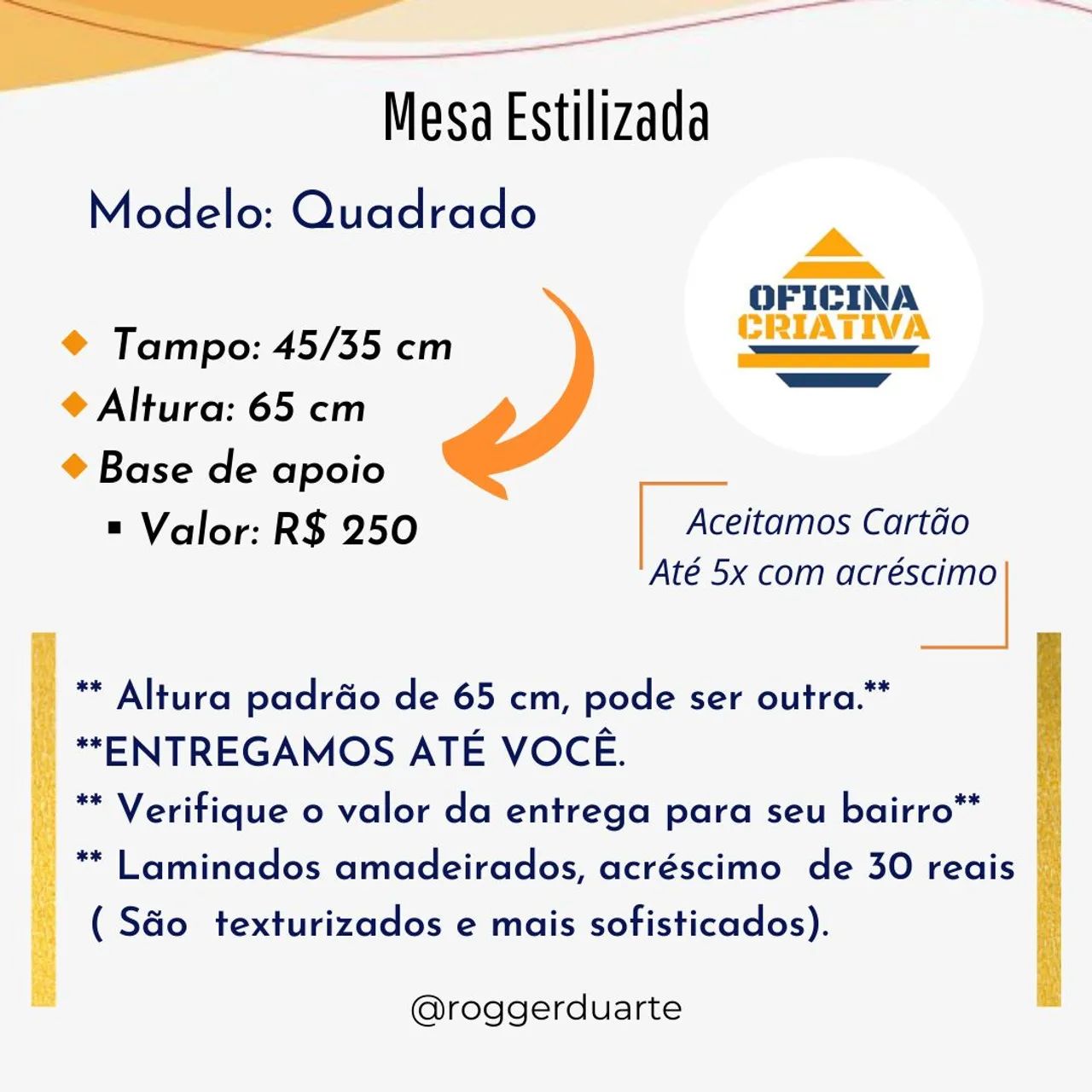 Mesa Estilizada  - Foto 2