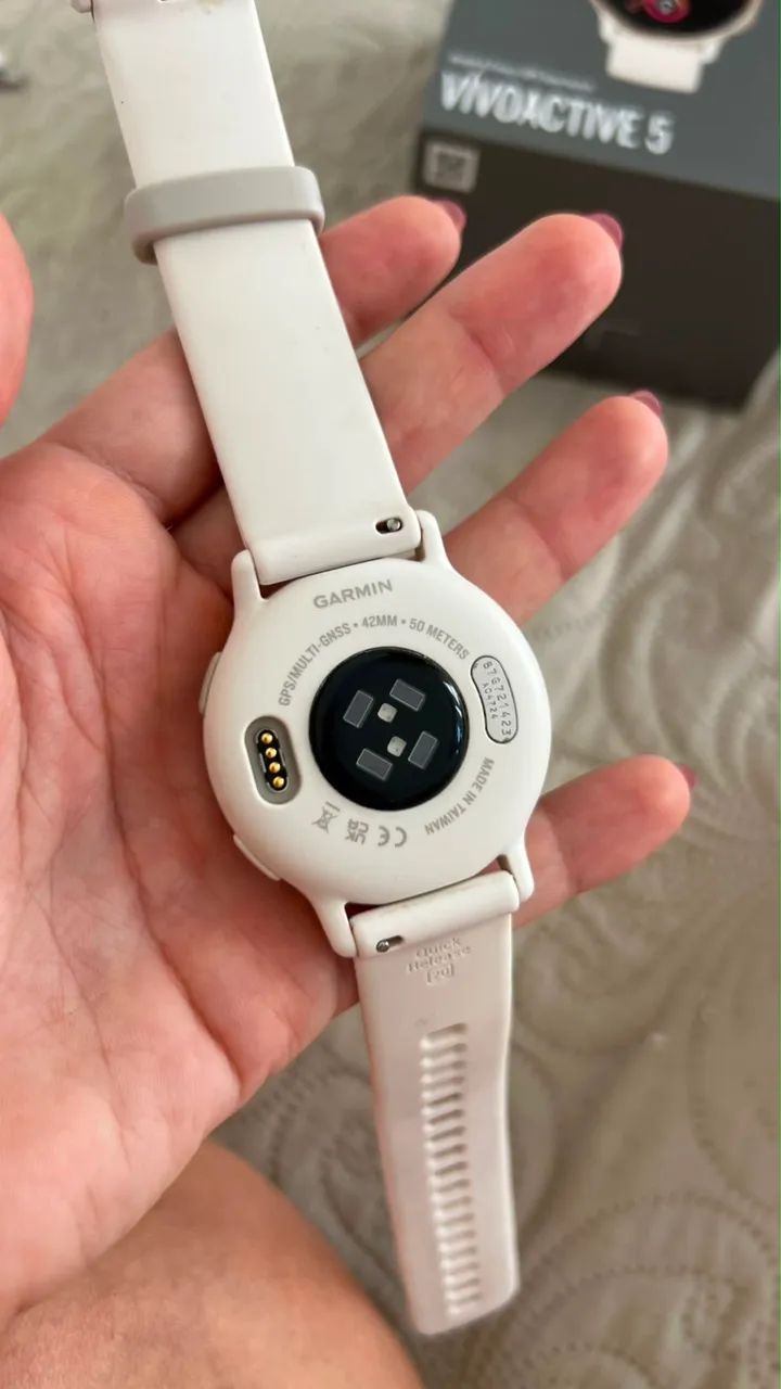 GARMIN VIVIACTIVE 5 - GPS - 42mm - Marfim - Foto 4