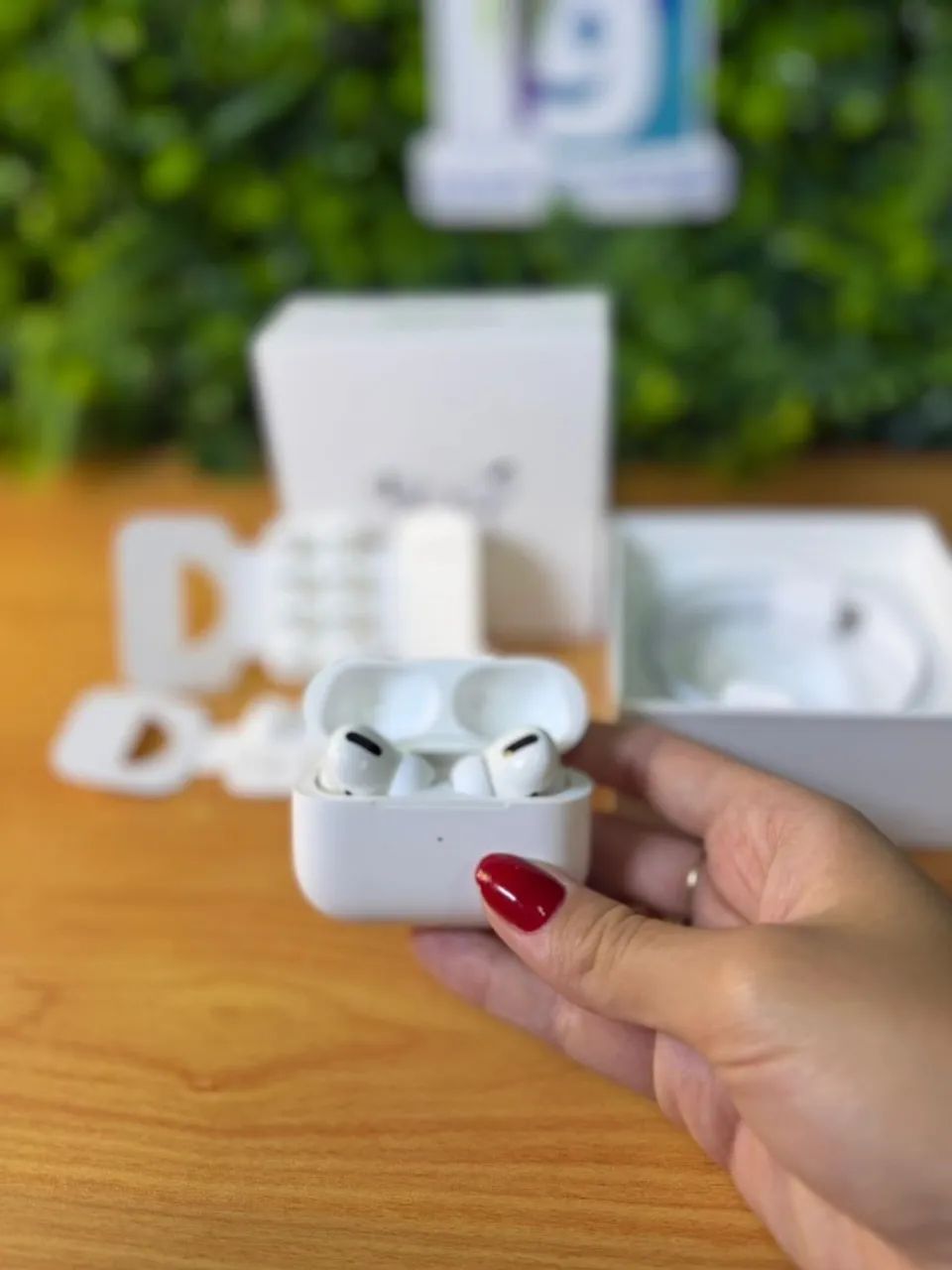 AirPods Pro (1Gen) MLWK3AM/A   Com cancelamento de ruído   Com caixa Borrachas extras  Com