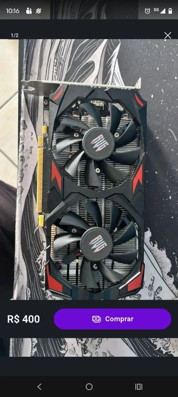 Placa de vídeo RX 580 - Foto 2