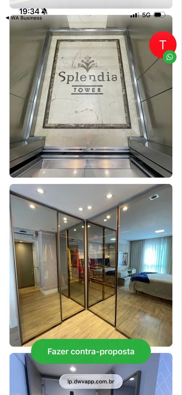 Apartamento finamente mobiliado Splendya tower fg  - Foto 5