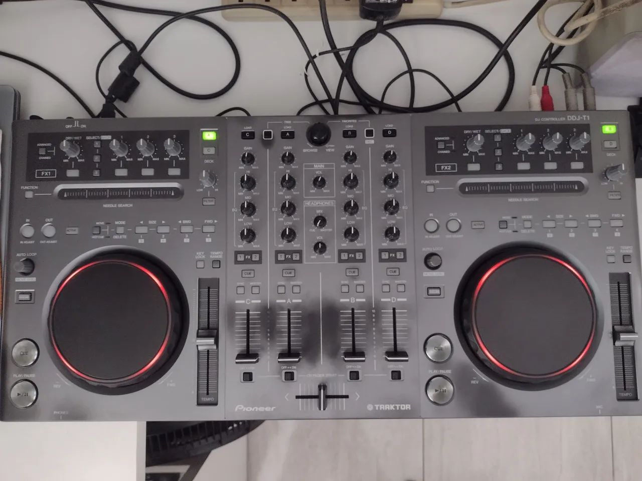 Controladora DDJ T1 + Note Samsung 