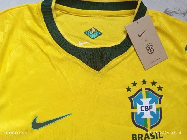  camisa brasil  nike 2026 copa do mundo - Foto 3