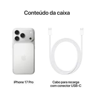 Iphone 17 Pro 256 Gb Prateado - Foto 5