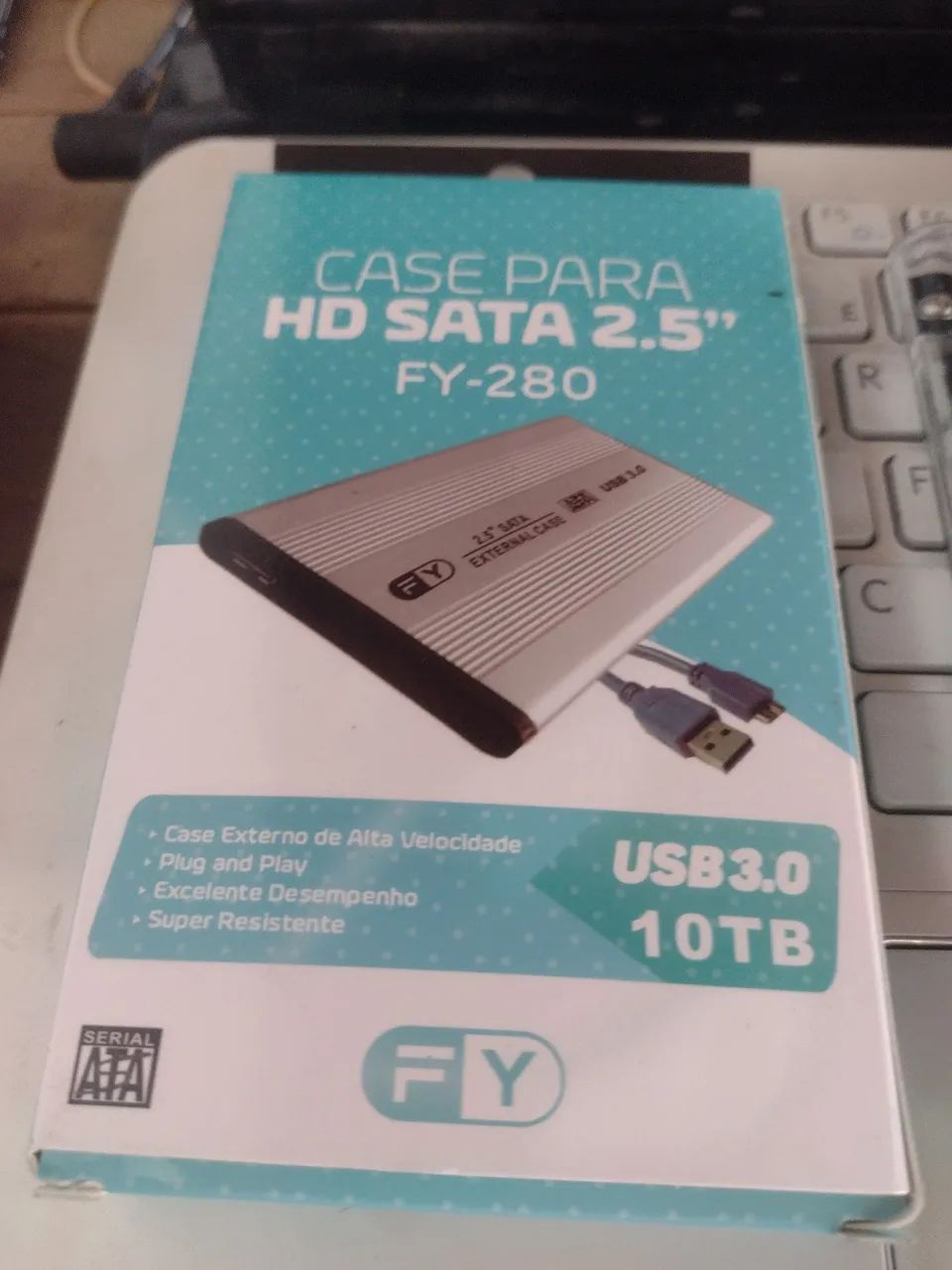 HD de 1 tera externo de estoque com garantia  - Foto 4