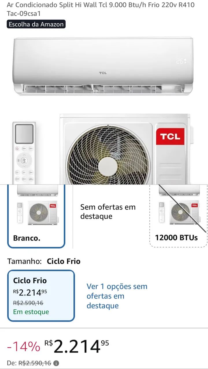 Ar condicionado 
