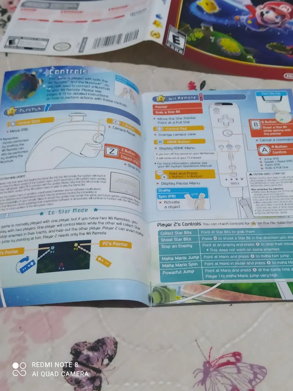 Capa e manual Super Mario Galaxy Nintendo Wii  - Foto 4