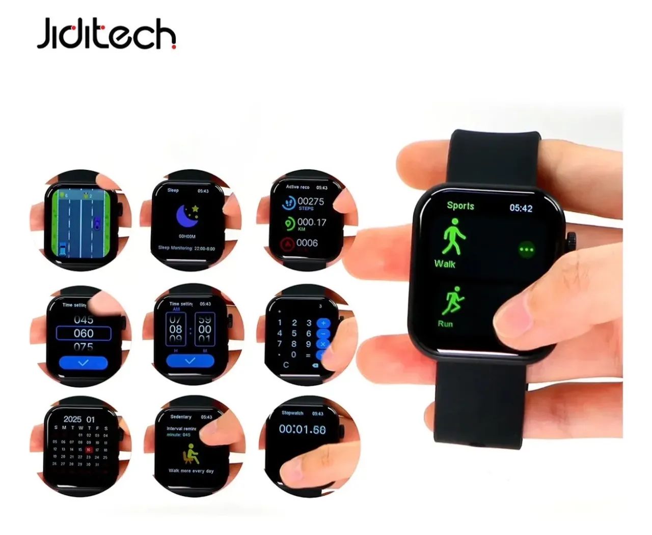 Smartwatch Jiditech FIT5 - Bluetooth - Foto 4
