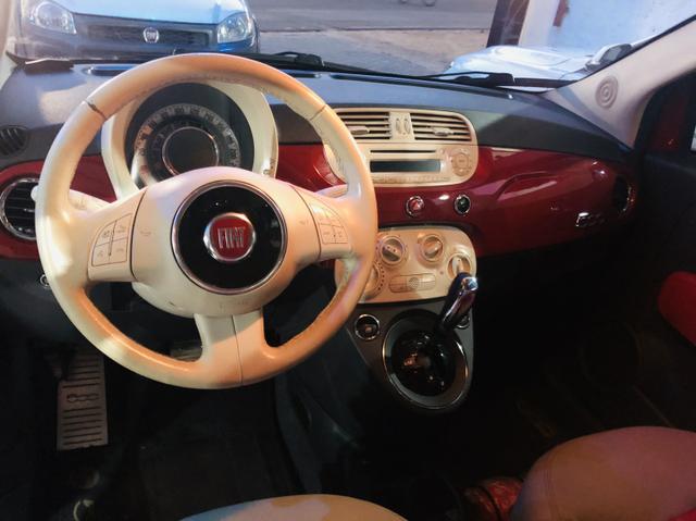 Fiat 500 2013 cult dualogic 1.4 completo revisado baixa km - Foto 8