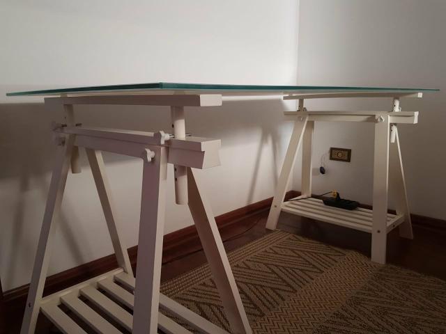 Mesa de trabalho de vidro - Foto 2
