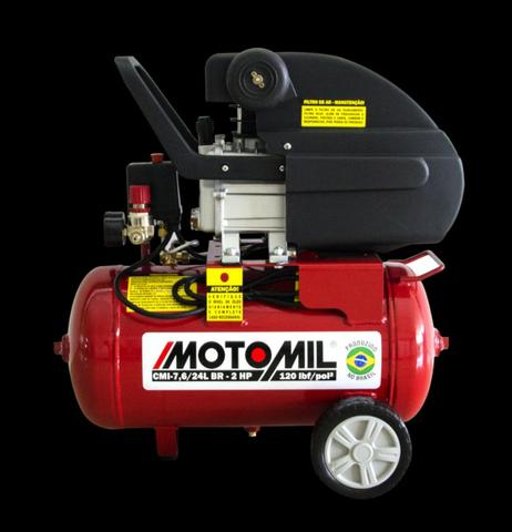 Compressor de Ar Hobby CMI-7,6/24BR 2CV 220V - Motomil (Loja) - Foto 2
