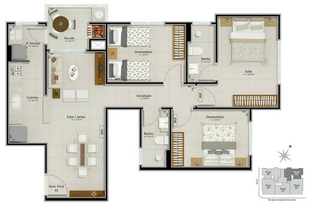 Residencial Porto da Areias em Sao Jose - Foto 8