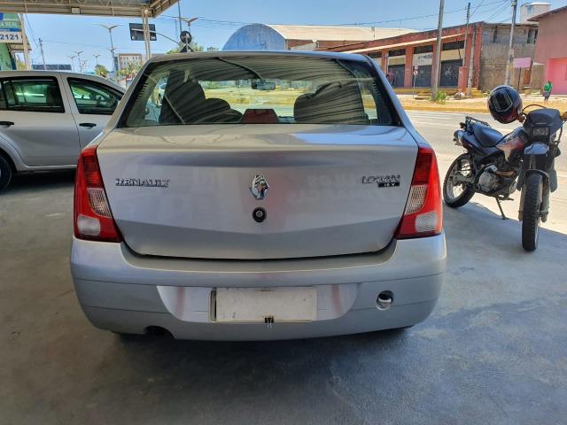 Renault - Logan Authentique 1.0 Flex, Ar, Dh, Vid, Trava, Som, Alarme, Revisado, Garantia - Foto 6