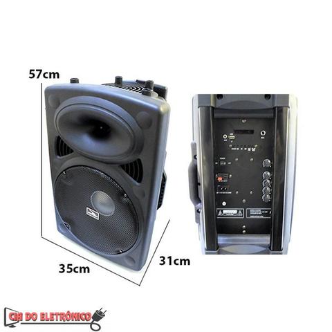 Caixa de Som Portatil Bluetooth c/ Microfone (D-BH3201)