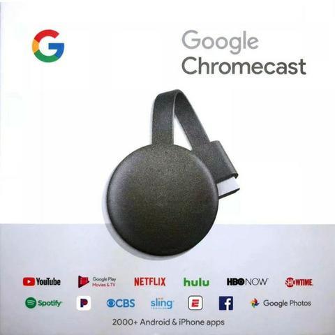 Chromecast 3ª Geração 2019 Google Youtube Netflix Original