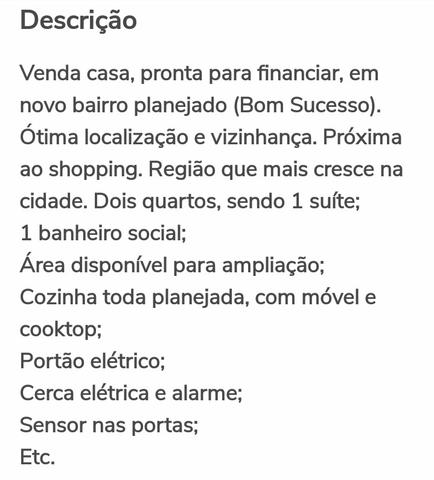 Casa padrão no bom sucesso / boleto - Foto 2