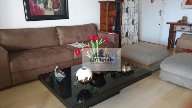 Ótimo apartamento frente mar, muito amplo beirando 280 m2, mobiliado, com sala, sala intim - Foto 6
