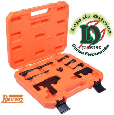 Conjunto de Ferramentas para Troca de Correia Dentada - RAVEN-161501